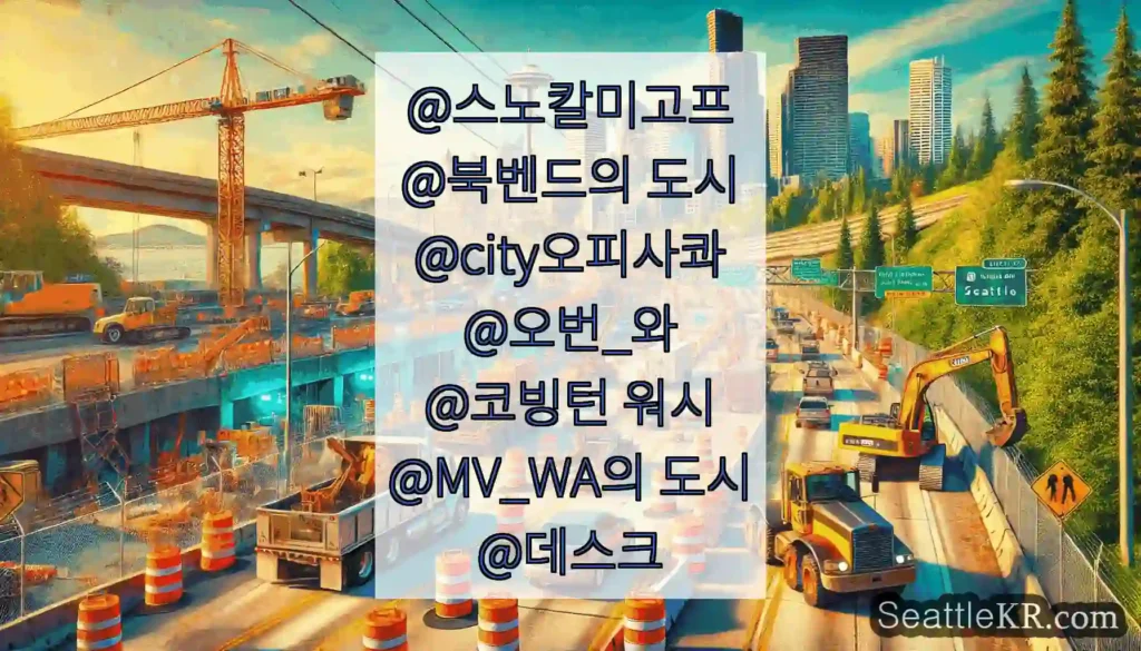 @스노칼미고프 @북벤드의 도시 @city오피사콰 @오번_와 @코빙턴 워시 @MV_WA의