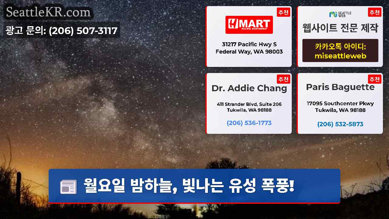 시애틀 뉴스 SeattleKR