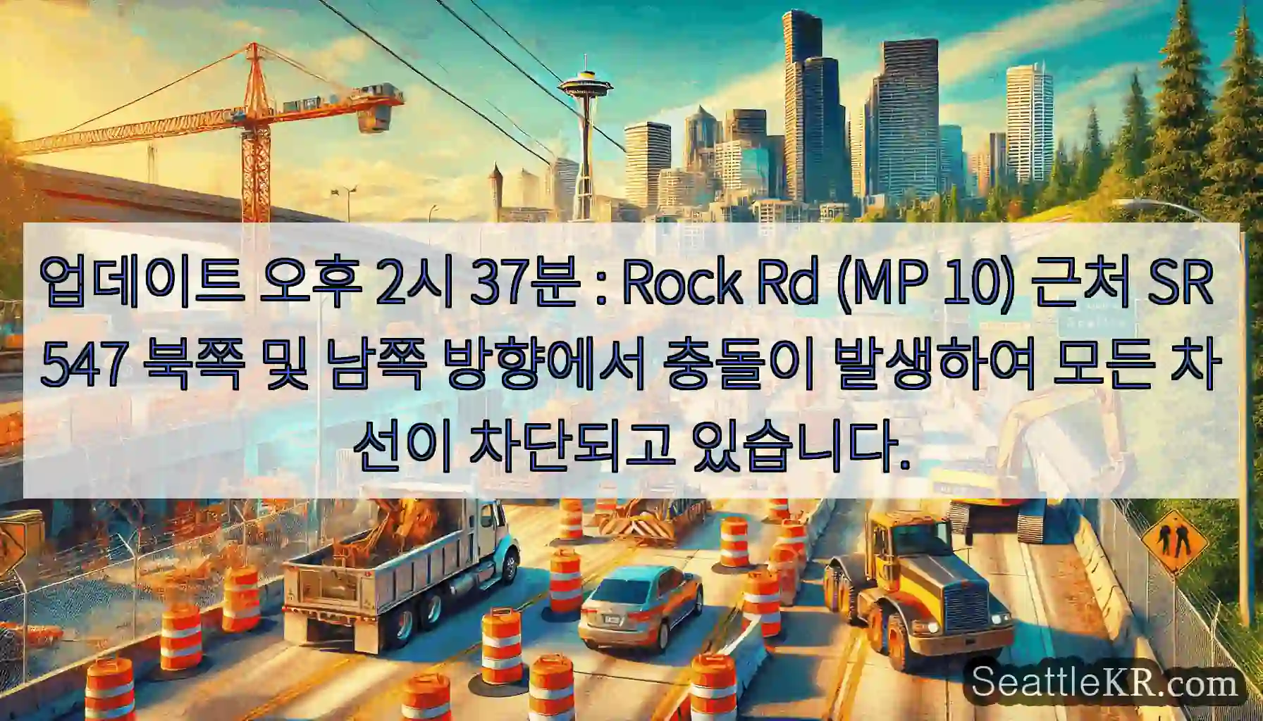 업데이트 오후 2시 37분 : Rock Rd (MP 10) 근처 SR 547 북쪽 및