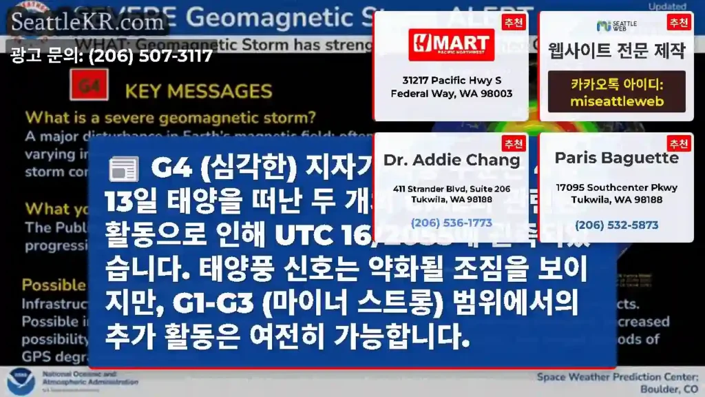 Home 7 G4 (심각한) 지자기 폭풍 수준은 4월 13일 태양을 떠난 두 개의 CME와 관련된