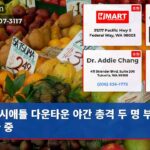 시애틀 다운타운 야간 총격 두 명 부상 조사 중