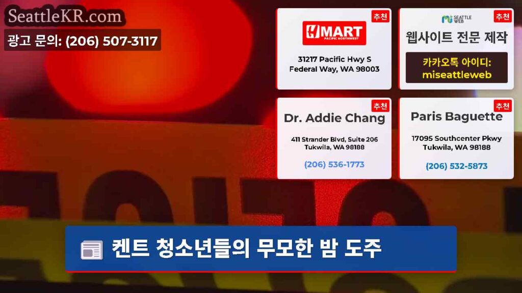 켄트 청소년들의 무모한 밤 도주