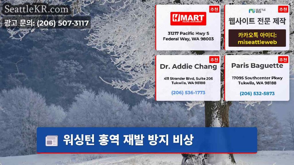 워싱턴 홍역 재발 방지 비상