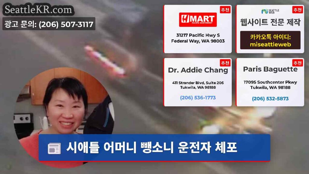 시애틀 어머니 뺑소니 운전자 체포