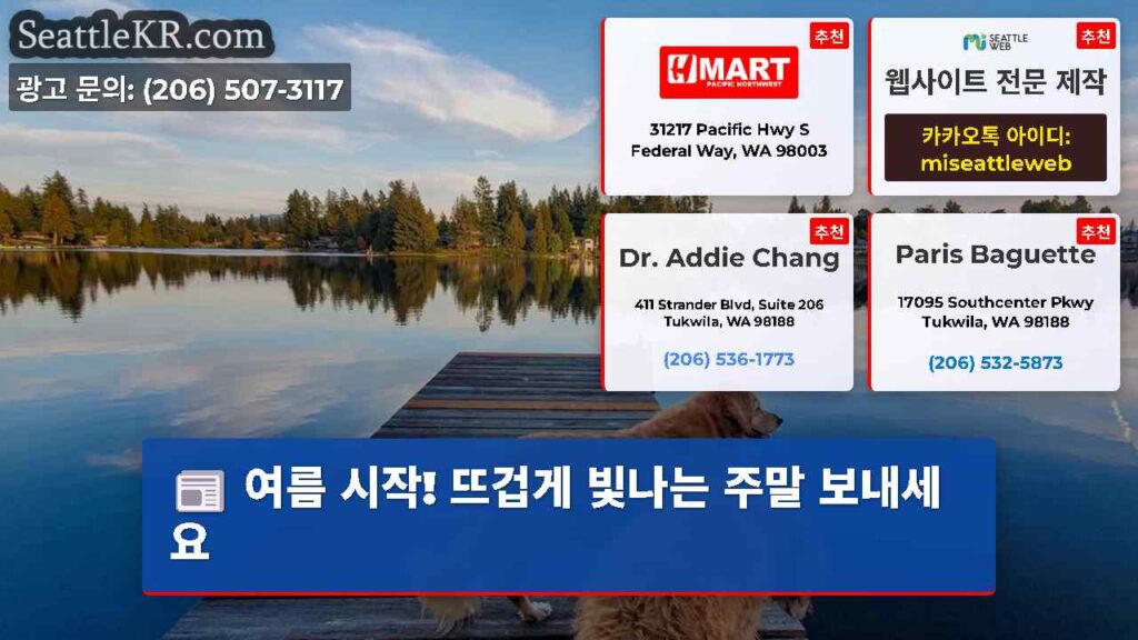 여름 시작! 뜨겁게 빛나는 주말 보내세요