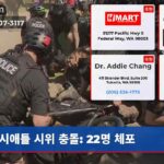 시애틀 시위 충돌 22명 체포