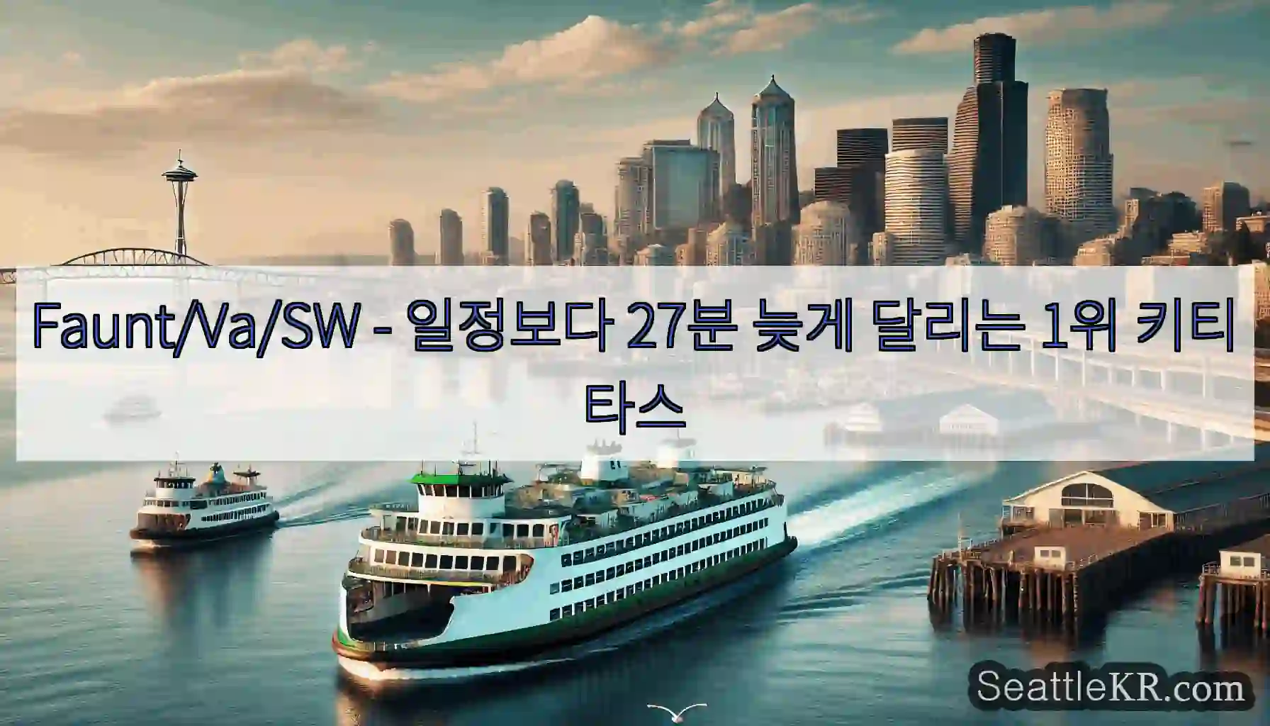 Faunt/Va/SW - 일정보다 27분 늦게 달리는 1위 키티타스