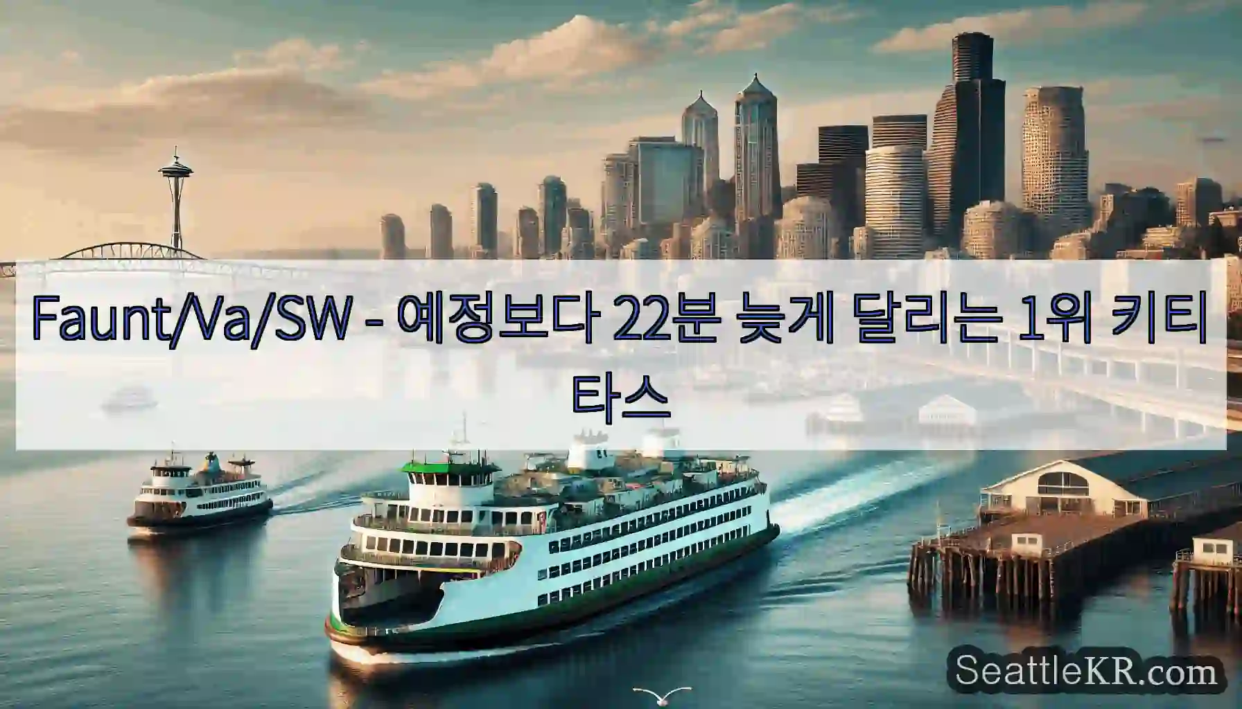 Faunt/Va/SW - 예정보다 22분 늦게 달리는 1위 키티타스
