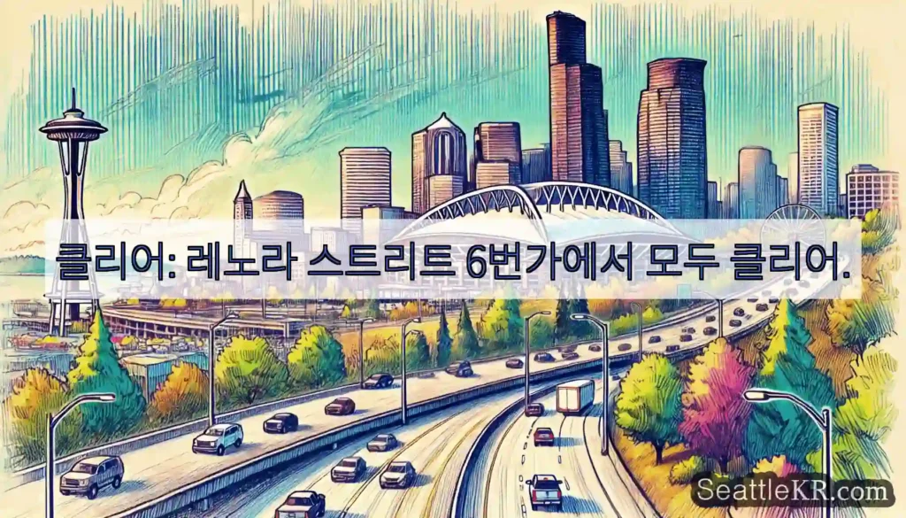 클리어: 레노라 스트리트 6번가에서 모두 클리어.