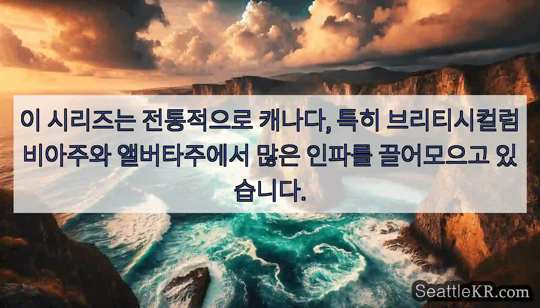 이 시리즈는 전통적으로 캐나다, 특히 브리티시컬럼비아주와 앨버타주에서 많은 인파를
