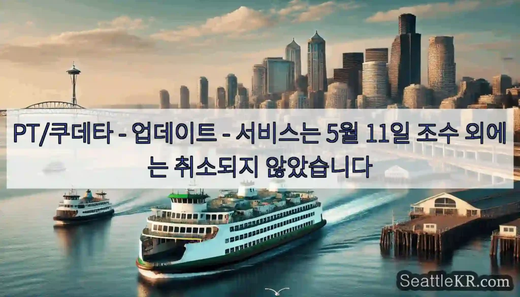 PT/쿠데타 - 업데이트 - 서비스는 5월 11일 조수 외에는 취소되지 않았습니다