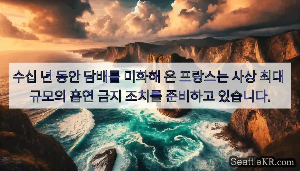 수십 년 동안 담배를 미화해 온 프랑스는 사상 최대 규모의 흡연 금지 조치를 준비하고