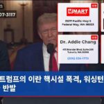 트럼프의 이란 핵시설 폭격 워싱턴 대표들 반발