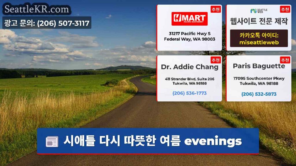 시애틀 다시 따뜻한 여름 evenings
