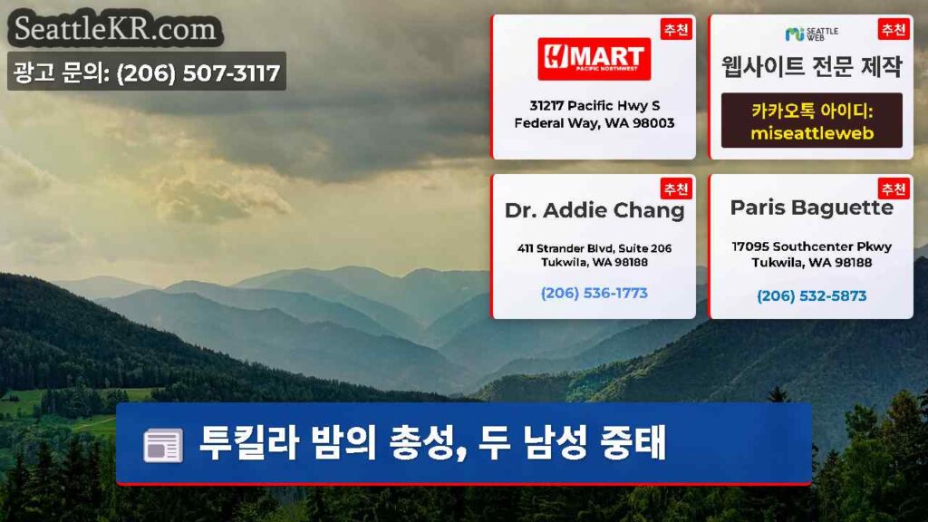 투킬라 밤의 총성, 두 남성 중태