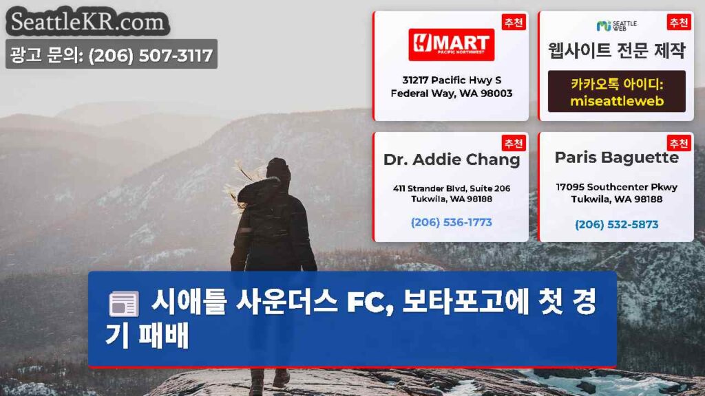 시애틀 사운더스 FC, 보타포고에 첫 경기 패배