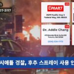 시애틀 경찰 후추 스프레이 사용 인정