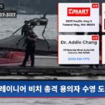 레이니어 비치 총격 용의자 수영 도주