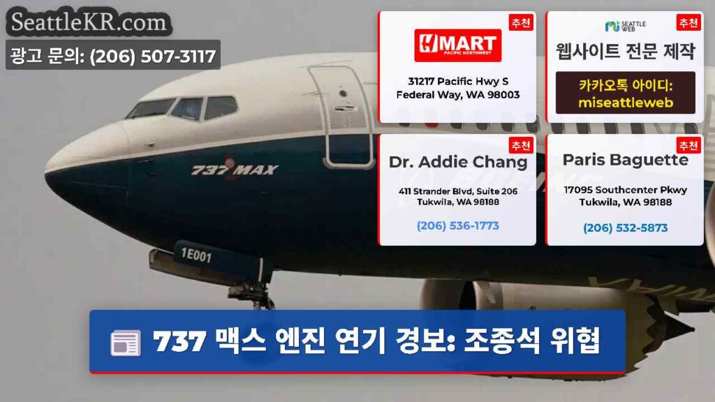 737 맥스 엔진 연기 경보: 조종석 위협