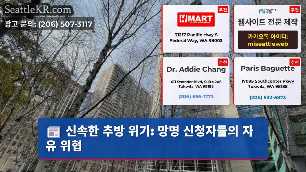 신속한 추방 위기: 망명 신청자들의 자유 위협
