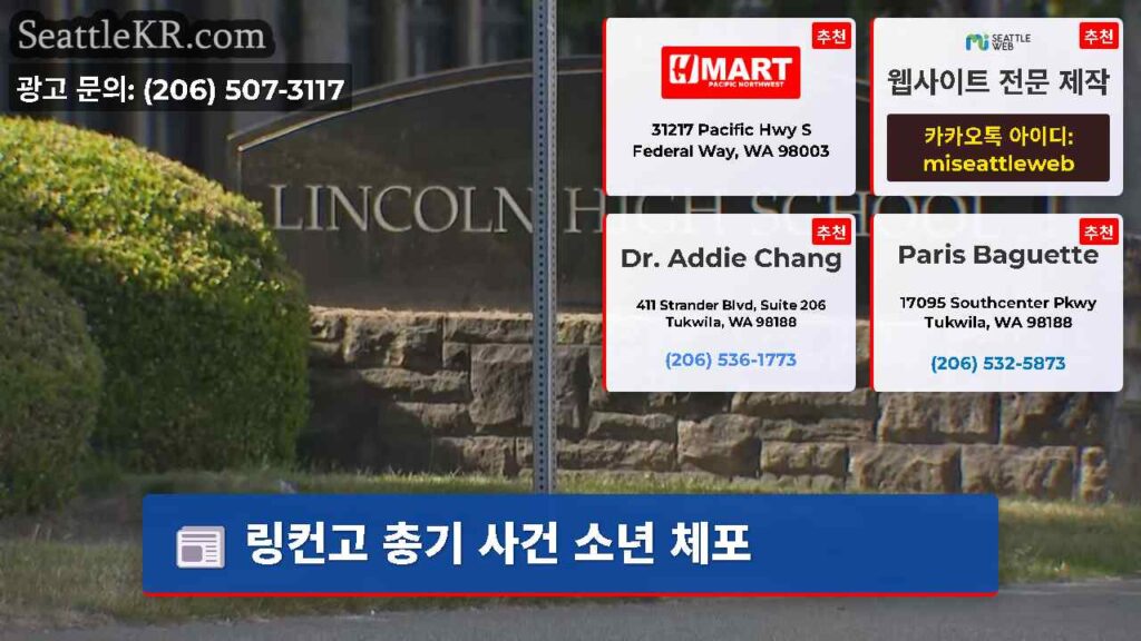 링컨고 총기 사건 소년 체포