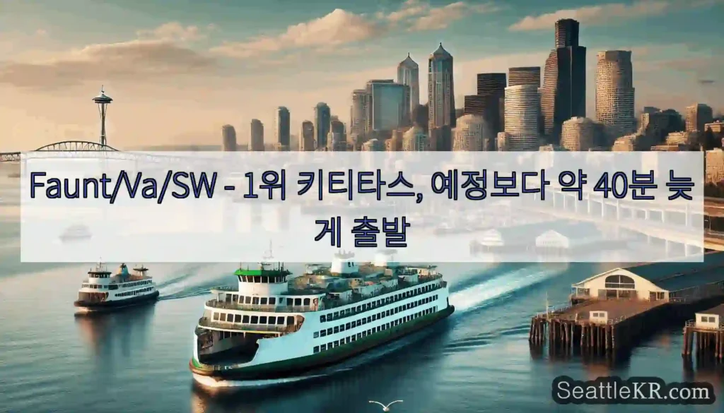 Faunt/Va/SW - 1위 키티타스, 예정보다 약 40분 늦게 출발