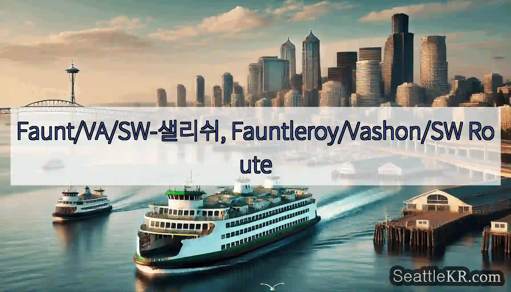 Faunt/VA/SW-샐리쉬, Fauntleroy/Vashon/SW Route