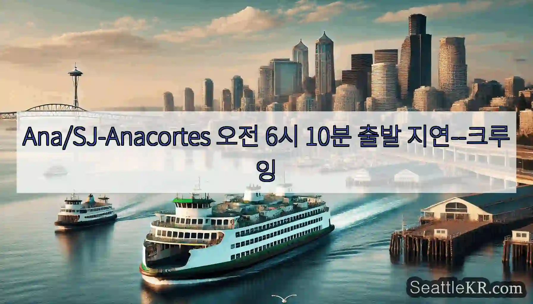 Ana/SJ-Anacortes 오전 6시 10분 출발 지연--크루잉