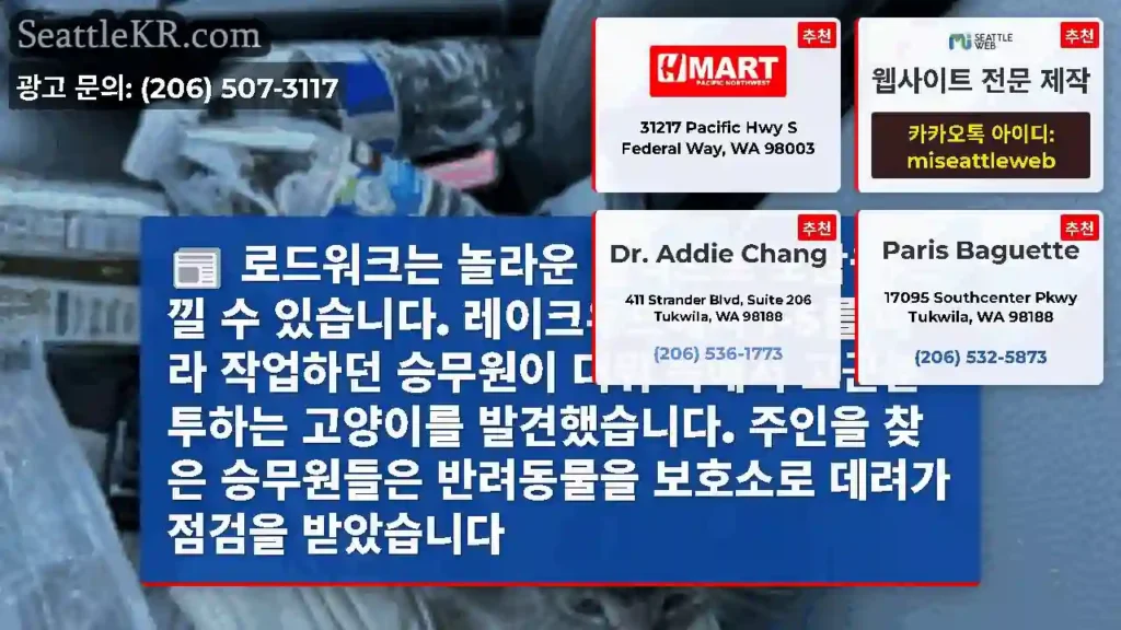 로드워크는 놀라운 방식으로 보람을 느낄 수 있습니다. 레이크우드에서 I-5를 따라