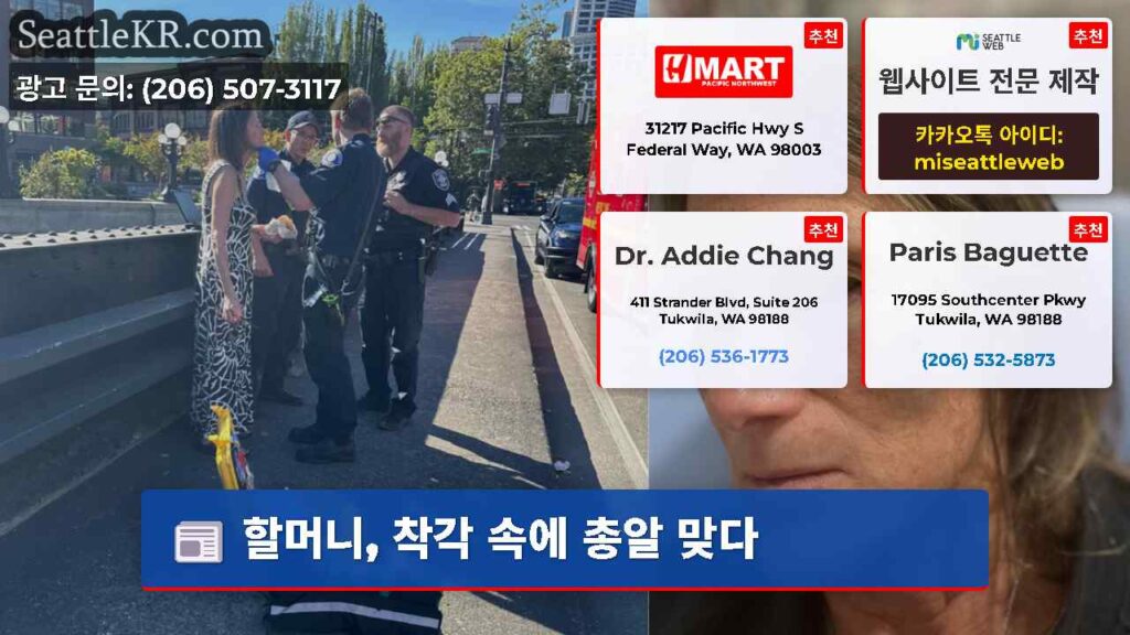 할머니, 착각 속에 총알 맞다