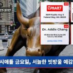 시애틀 금요일 서늘한 빗방울 예감
