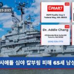 시애틀 심야 칼부림 피해 65세 남성