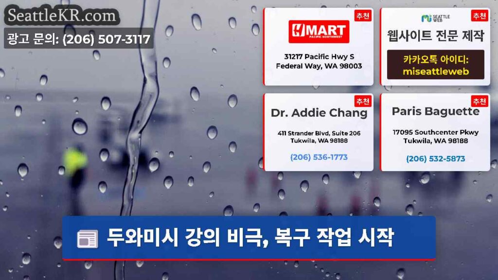 두와미시 강의 비극, 복구 작업 시작