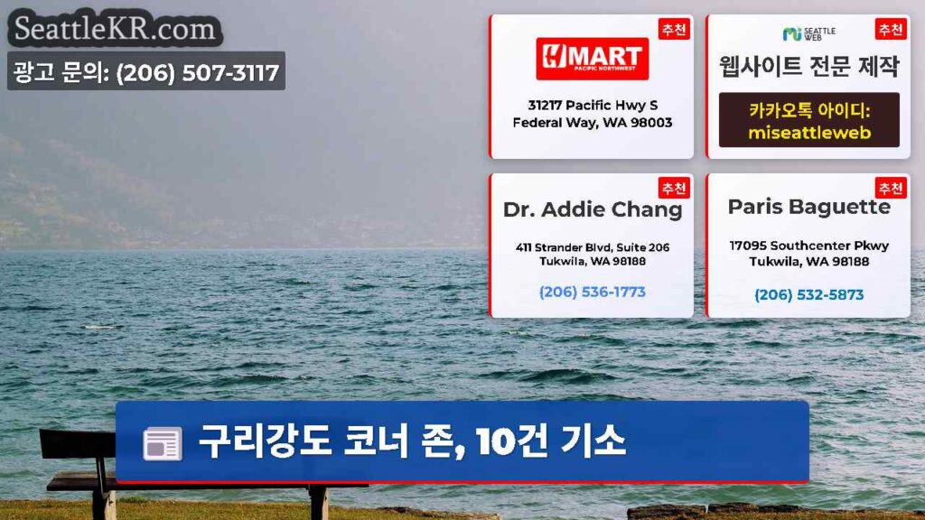구리강도 코너 존, 10건 기소