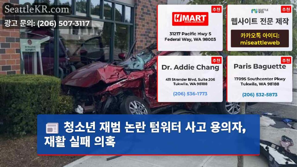 청소년 재범 논란 텀워터 사고 용의자, 재활 실패 의혹