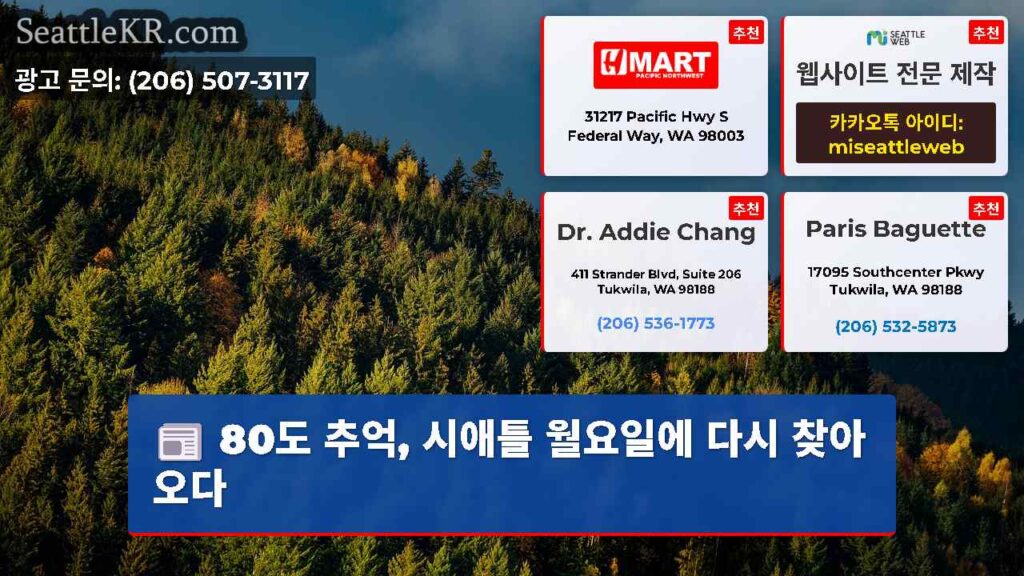 80도 추억, 시애틀 월요일에 다시 찾아오다