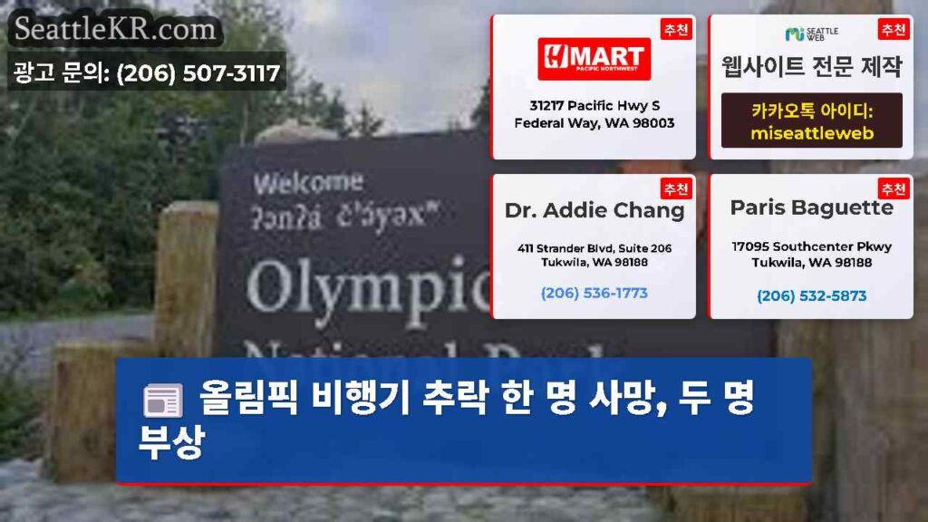올림픽 비행기 추락 한 명 사망, 두 명 부상