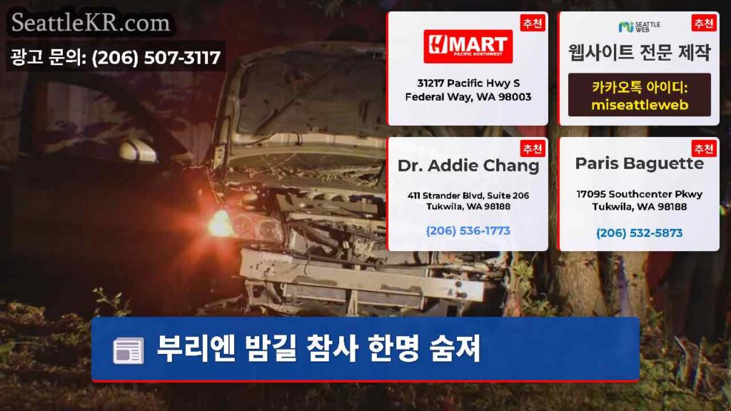 부리엔 밤길 참사 한명 숨져