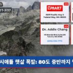 시애틀 햇살 폭발 80도 중반까지 쨍쨍