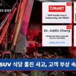 SUV 식당 돌진 사고 고객 부상 속출