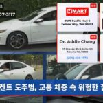 켄트 도주범 교통 체증 속 위험한 질주