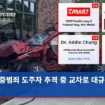 중범죄 도주자 추격 중 교차로 대규모 충돌