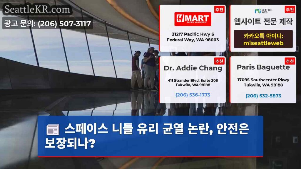 스페이스 니들 유리 균열 논란, 안전은 보장되나?