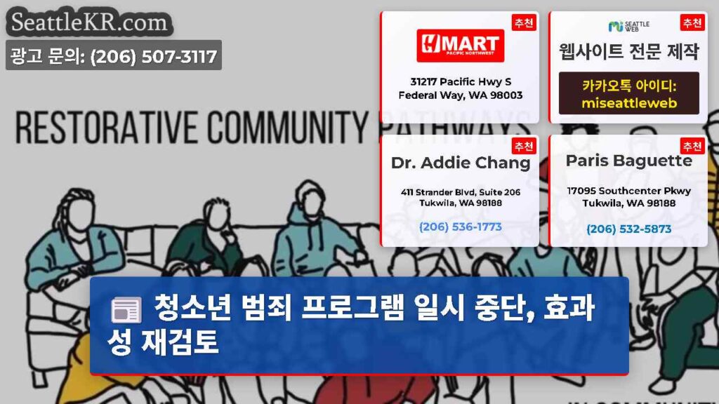 청소년 범죄 프로그램 일시 중단, 효과성 재검토