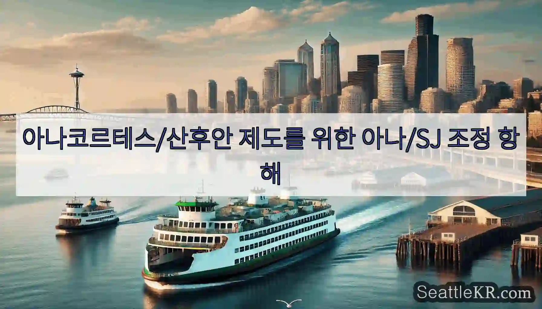 아나코르테스/산후안 제도를 위한 아나/SJ 조정 항해