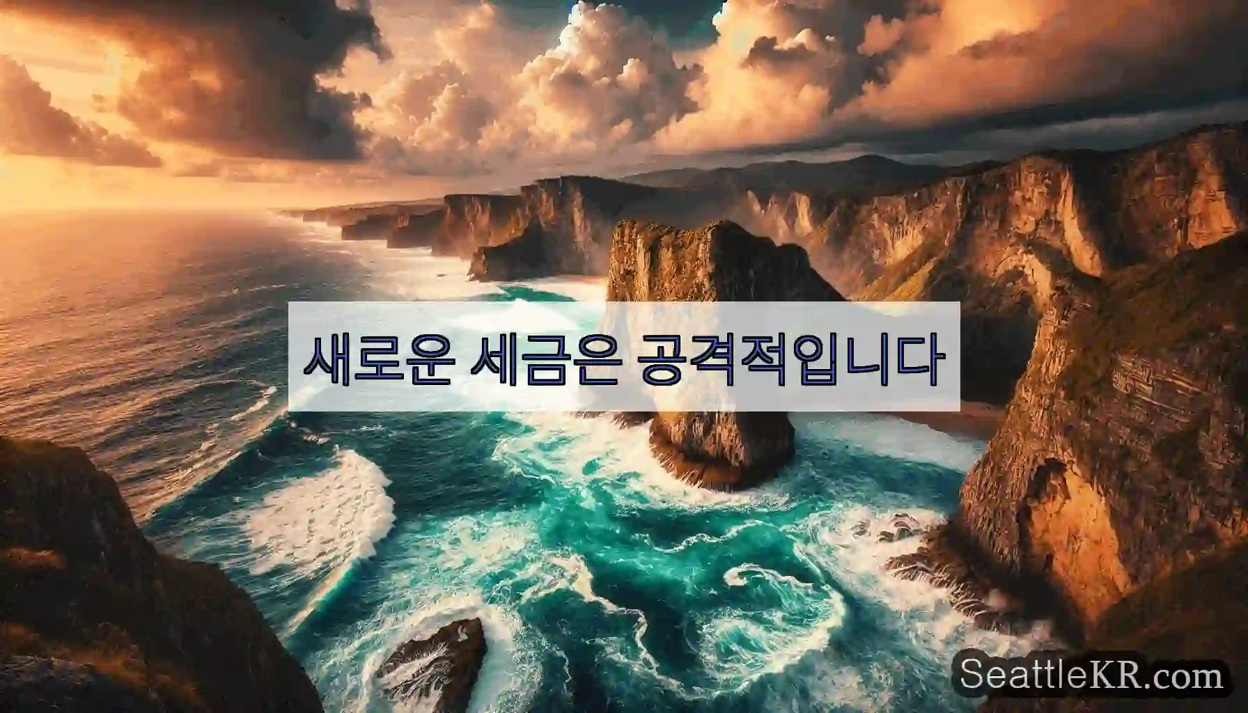 새로운 세금은 공격적입니다