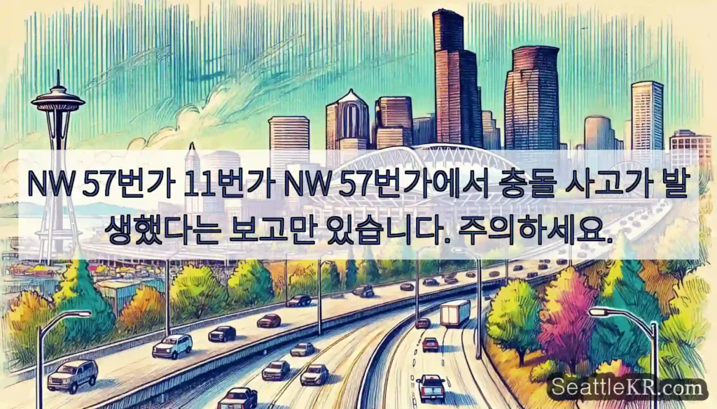 NW 57번가 11번가 NW 57번가에서 충돌 사고가 발생했다는 보고만 있습니다.