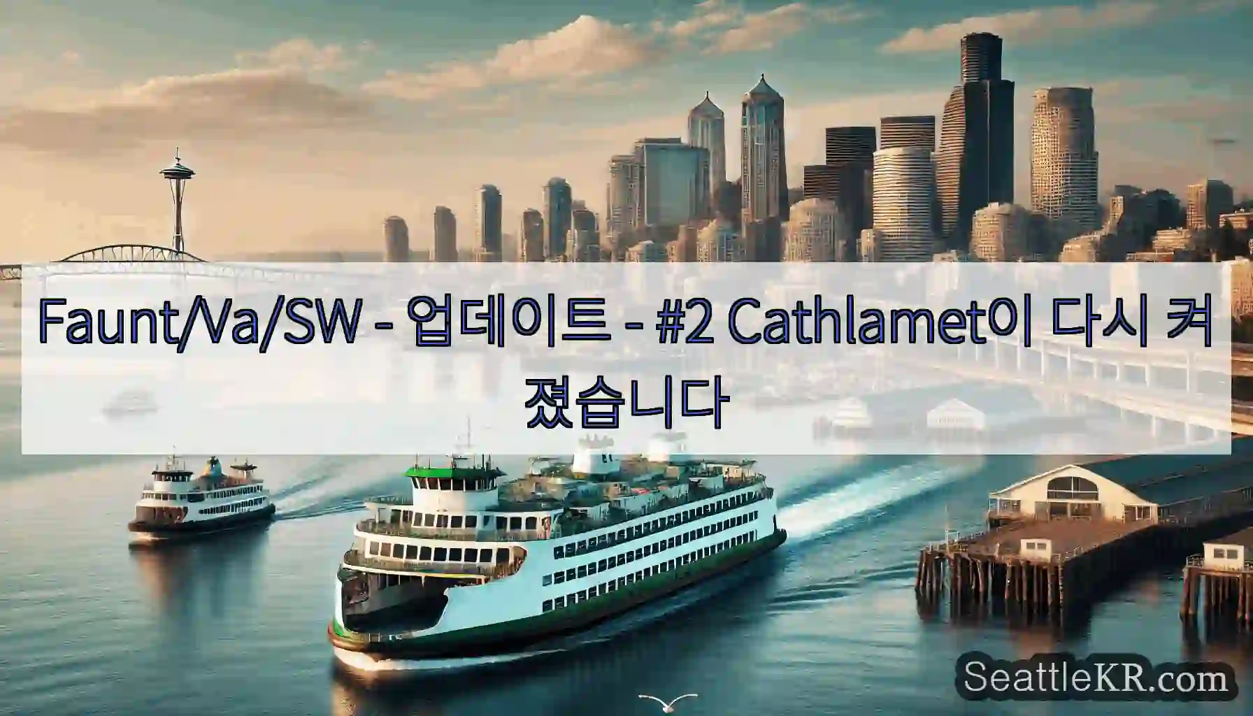 Faunt/Va/SW - 업데이트 - #2 Cathlamet이 다시 켜졌습니다
