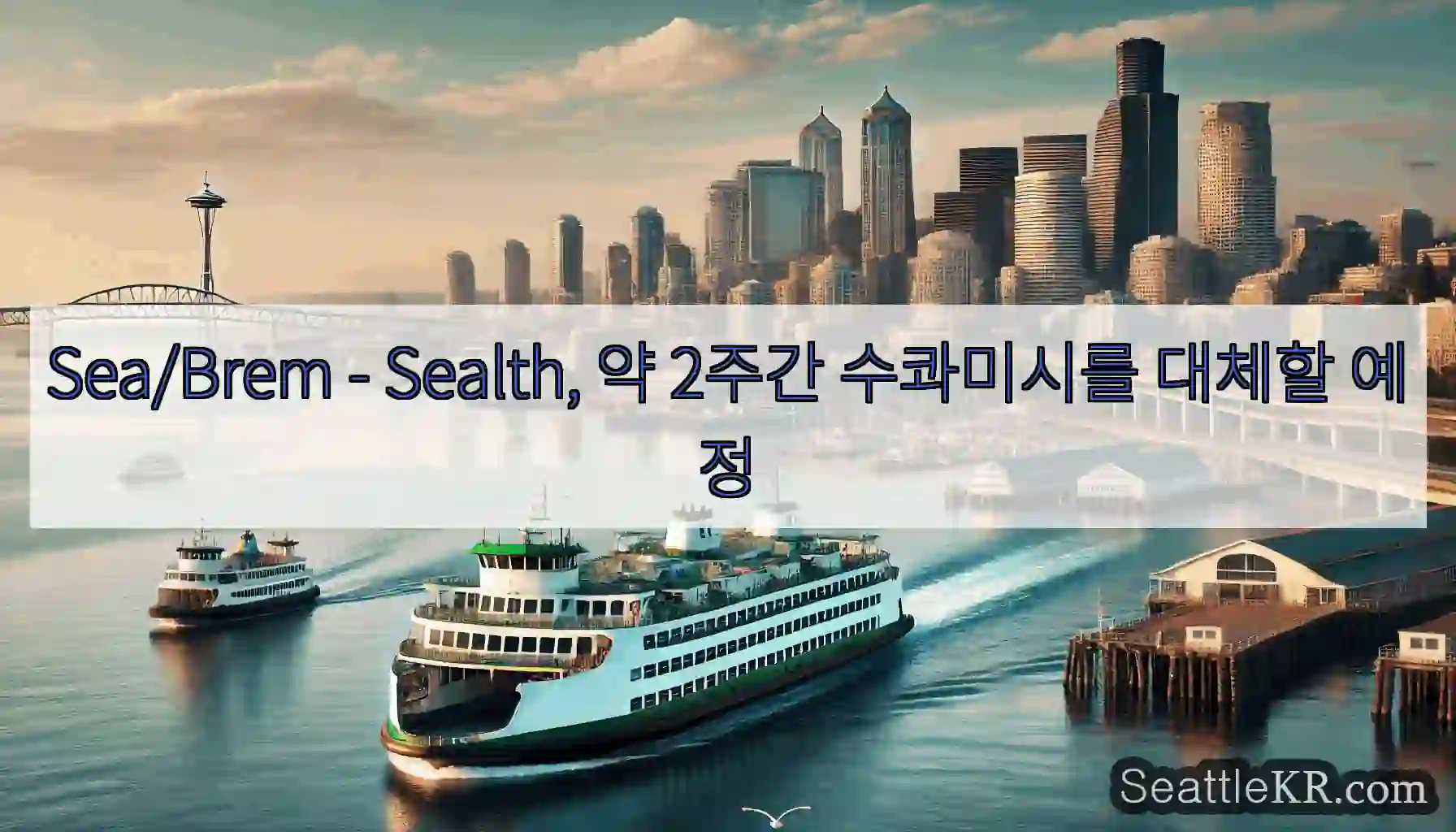 Sea/Brem - Sealth, 약 2주간 수콰미시를 대체할 예정