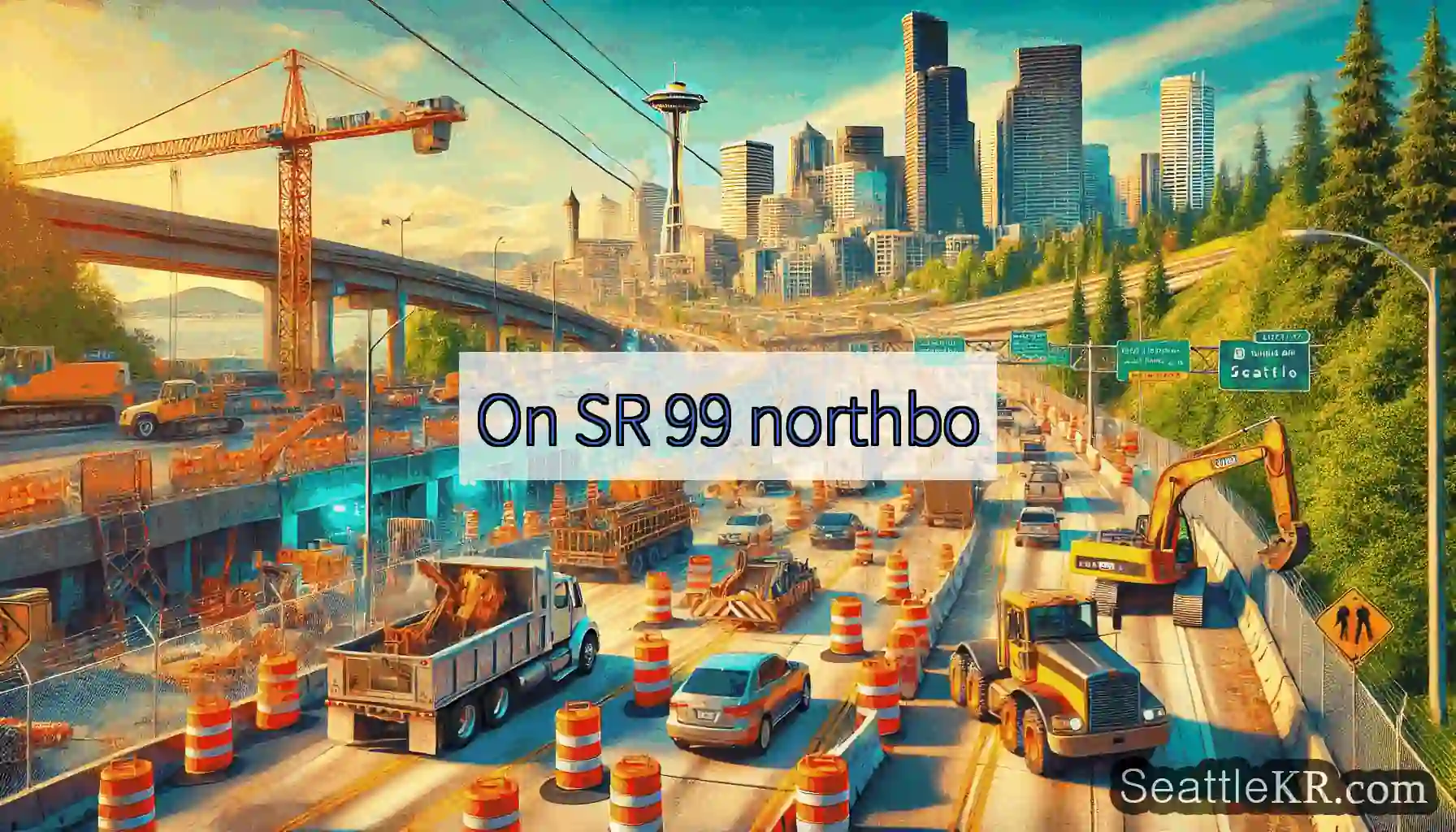 On SR 99 northbo